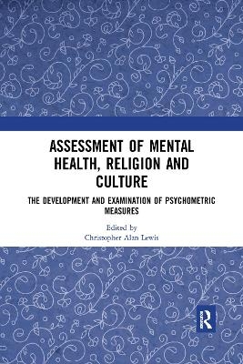 Assessment of Mental Health, Religion and Culture - 