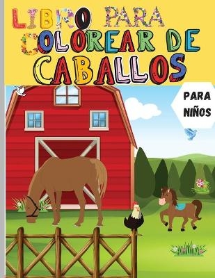 Caballos Libro Para Colorear - Roz Jeffson