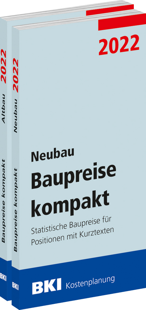 BKI Baupreise kompakt 2022 - Neubau + Altbau