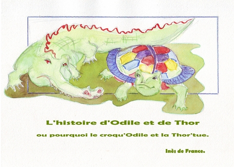 L'histoire d'odile et de  thor - Inès de France