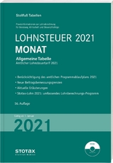 Tabelle, Lohnsteuer 2021 Monat - 