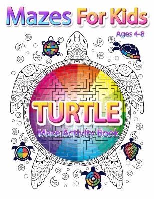 Mazes For Kids Ages 4-8 -  Coloring Book Happy