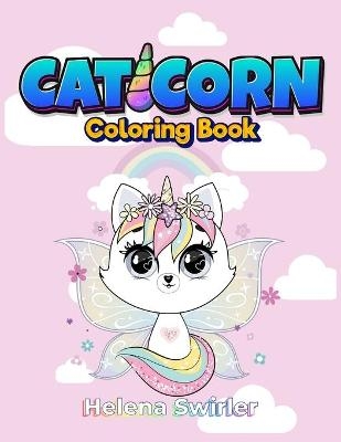 Caticorn Coloring book for kids 4-8 - Helena Swirler