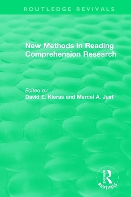 New Methods in Reading Comprehension Research - 