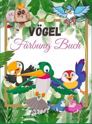 Vögel Färbung Buch für Kinder - Patricia Pearce