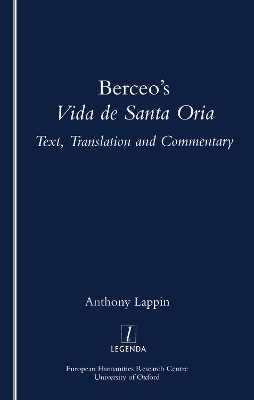 Berceo's Life of Santa Oria - A.J. Lappin