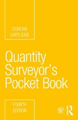 Quantity Surveyor's Pocket Book - Cartlidge, Duncan