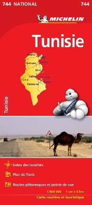 Tunisia - Michelin National Map 744 -  Michelin