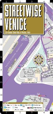 Streetwise Venice Map - Laminated City Center Street Map of Venice, Italy