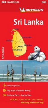 Sri Lanka National Map 803 - Michelin