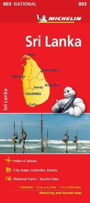 Sri Lanka National Map 803 -  Michelin