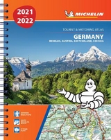 Germany, Benelux, Austria, Switzerland, Czech Republic 2021 / 2022 - Tourist and Motoring Atlas (A4-Spiral) - Michelin