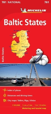 Baltic States - Michelin National Map 781 -  Michelin