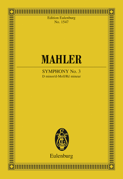 Symphony No. 3 D minor - Gustav Mahler