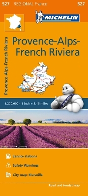 Provence- Alps - French Riviera - Michelin Regional Map 527