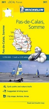 Pas-de-Calais, Somme - Michelin Local Map 301 - Michelin