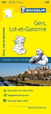 Gers, Lot-et-Garonne - Michelin Local Map 336 -  Michelin