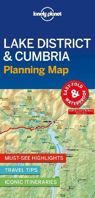 Lonely Planet Lake District & Cumbria Planning Map -  Lonely Planet