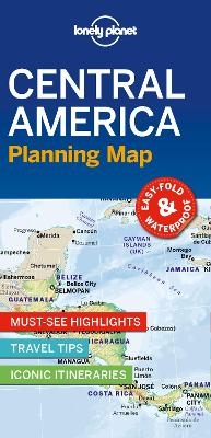 Lonely Planet Central America Planning Map -  Lonely Planet