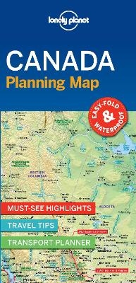 Lonely Planet Canada Planning Map -  Lonely Planet