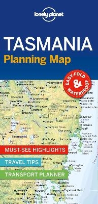 Lonely Planet Tasmania Planning Map -  Lonely Planet