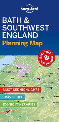 Lonely Planet Bath & Southwest England Planning Map -  Lonely Planet