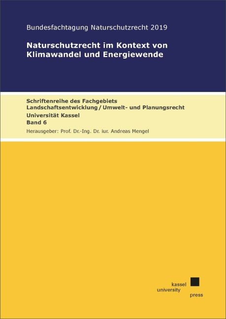 Naturschutzrecht im Kontext von Klimawandel und Energiewende - 