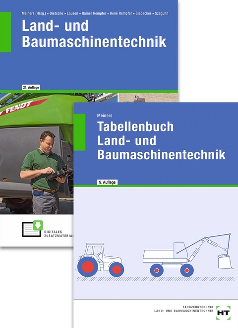 Paketangebot Land- und Baumaschinentechnik/Tabellenbuch Land- und Baumaschinentechnik - Stefanie Szeguhn, Ralf Siebecker, René Dr. Rempfer, Rainer Rempfer, Gerd Lausen, Stefan Dietsche