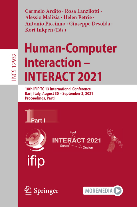 Human-Computer Interaction – INTERACT 2021 - 