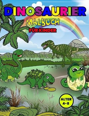 Dinosaurier Malbuch für Kinder Alter 4-8 - Amelia Yardley