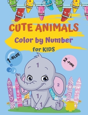 Cute Animals Color By Number For Kids -  The Rainbow Rabbit