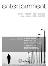 Entertainment - Droit, Médias, Art, Culture 2017/2