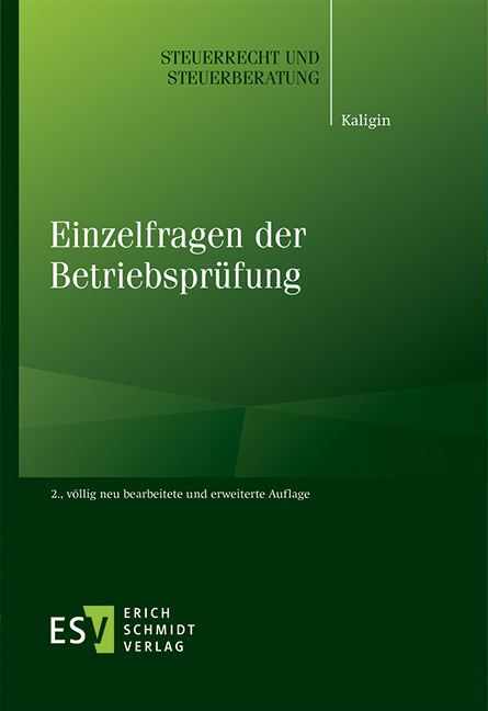 Einzelfragen der Betriebsprüfung - Thomas Kaligin