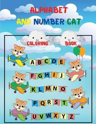 Alphabet and Number Cat Coloring Book - Dan L Mayo