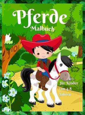 Pferde-Malbuch für Kinder von 4-8 Jahren - Nadine Plarington