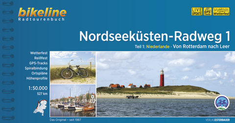 Nordseeküsten-Radweg. 1:75000 / Nordseeküsten-Radweg Teil 1 - 