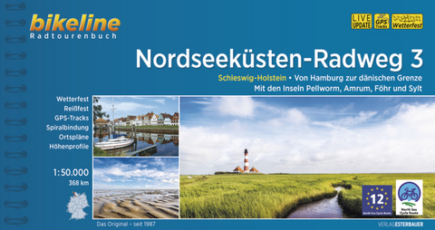 Nordseeküsten-Radweg. 1:75000 / Nordseeküsten-Radweg 3 - 