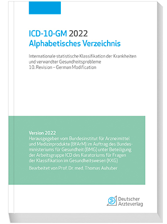 ICD-10-GM 2022 Alphabetisches Verzeichnis - 