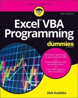 Excel VBA Programming For Dummies - Kusleika, Dick