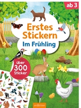 Erstes Stickern – Im Frühling