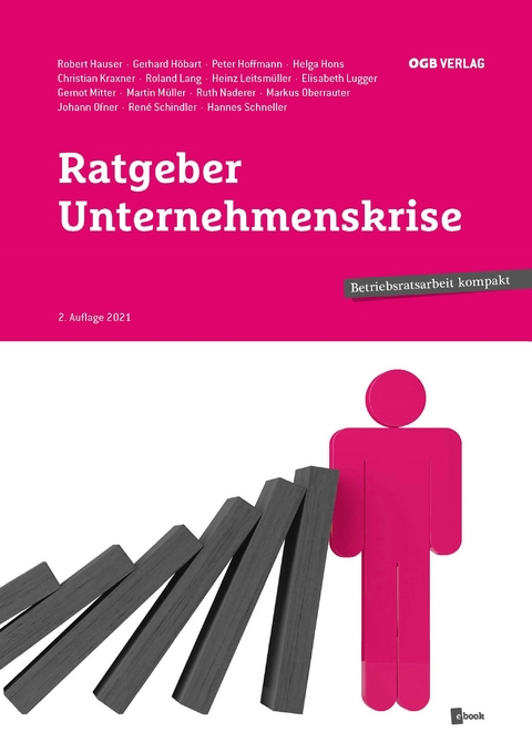 Ratgeber Unternehmenskrise - Heinz Leitsmüller, Elisabeth Lugger, Gernot Mitter p.A. AK Wien, Martin Müller, Helga Hons, Robert Hauser, Markus Oberrauter, Johann Ofner, René Schindler, Hannes Schneller, Christian Kraxner, Ruth Naderer, Gerhard Höbart c/o AK Wien, Peter Hoffmann, Roland Lang