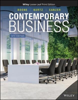 Contemporary Business - Louis E. Boone, David L. Kurtz, Brahm Canzer